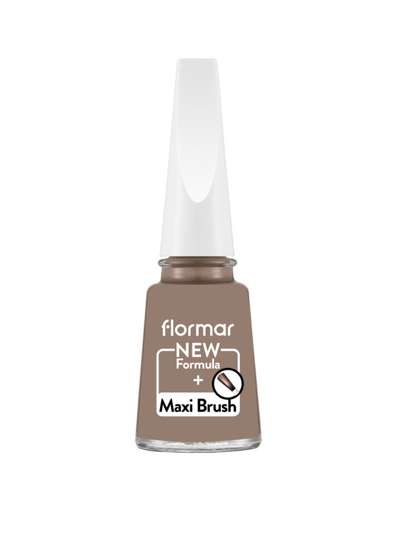 flormar Classic Nail Enamel 508 Minky Brown - Image 1