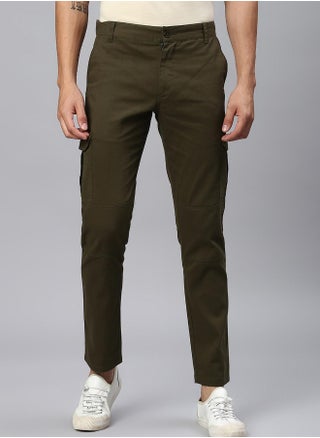 Dark Olive Pants For Men - pzsku/Z012DCBA72647B29D713BZ/45/_/1725454045/86b3788d-239c-4517-b973-4d1a32adf931