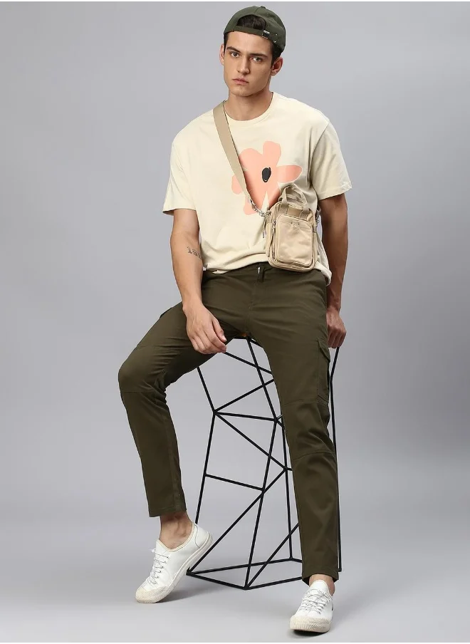 Hubberholme Dark Olive Pants For Men