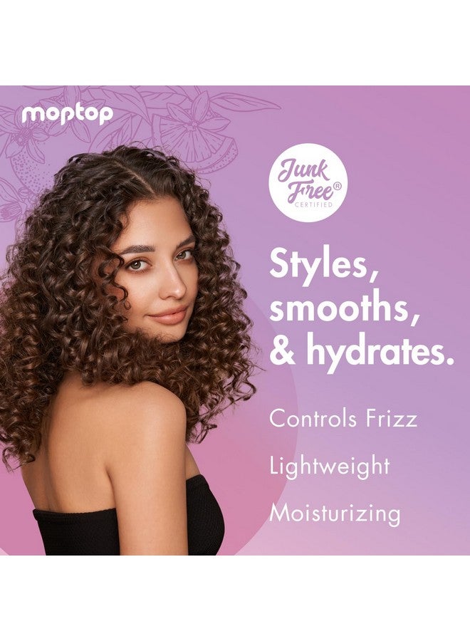 MopTop Curly Hair Custard Gel for Waves, Coils & Kinks - Anti-Frizz Curl Moisturizer, Definer & Lightweight Activator with Aloe, Great for Dry Hair, 8oz - Image 3