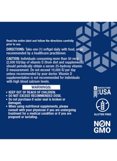 Life Extension Vitamin D3 175 Mcg (7000 Iu) Promotes Bone Health Brain Health And Immune Function Nongmo Glutenfree 1 Daily 60 Softgels  - Image 4