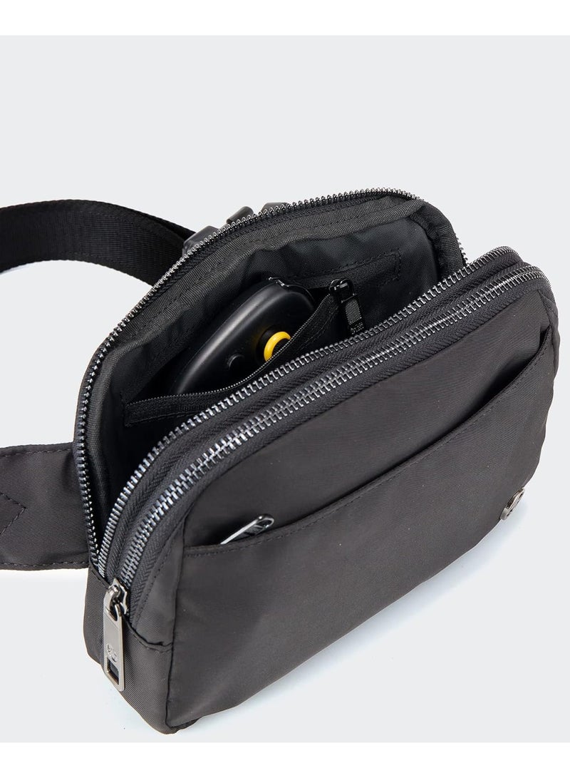 Everywhere Belt Bag for Women, 5 Zipper Pockets Nylon Crossbody Fanny Pack Purse - Image 4