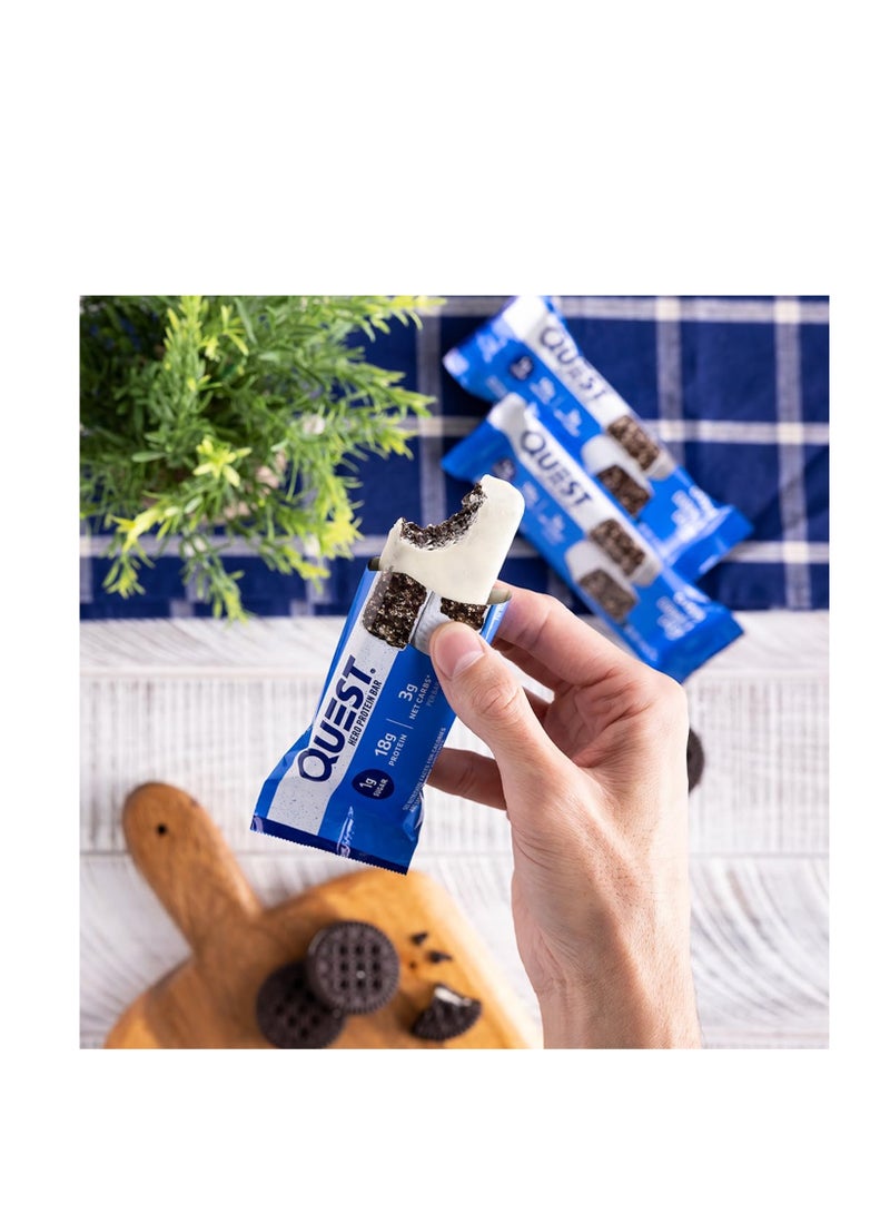 Quest Nutrition Hero Protein Bars Cookies And Cream - Image 3