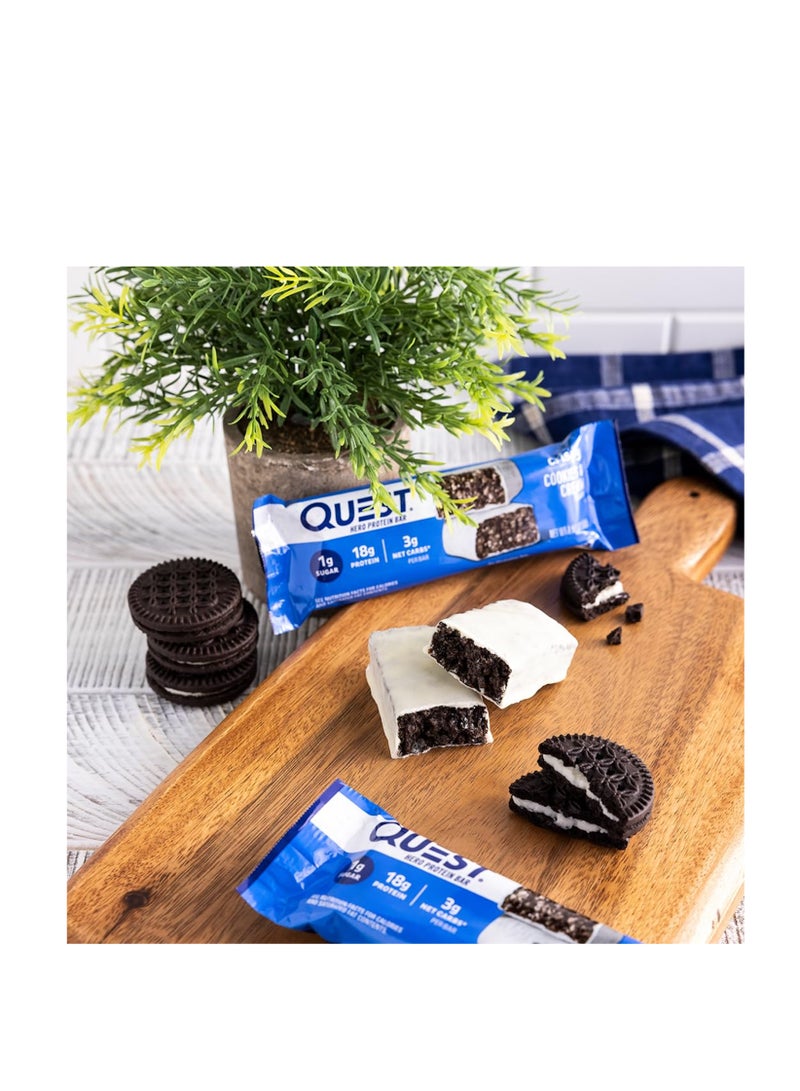 Quest Nutrition Hero Protein Bars Cookies And Cream - Image 2