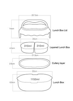 Lunch Box for Kids, Double Layer Leak-Proof Lunch Bento Box, Adult Bento Box with Lunch Bag and Tableware, Microwave, Dishwasher and Refrigerator Safe - pzsku/Z012DEFC974DCFA8CC005Z/45/_/1734491604/3dbc7a05-3c43-4f8e-a423-1eba9220a0ed