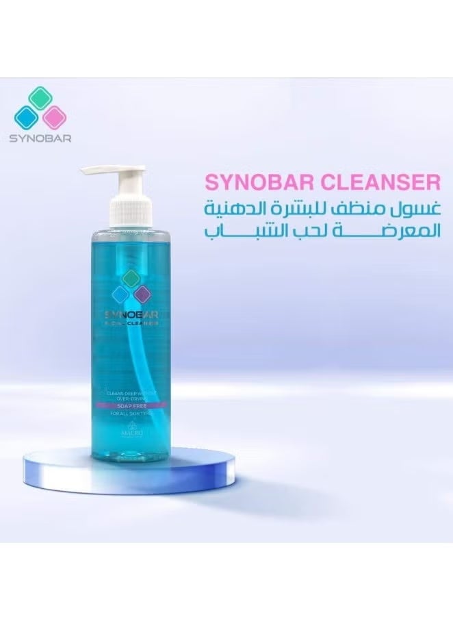 سينوبار غسول جل يومي 250 مل – تركيبة لطيفة وخالية من الصابون للبشرة الدهنية والمعرضة لحب الشباب - Image 4