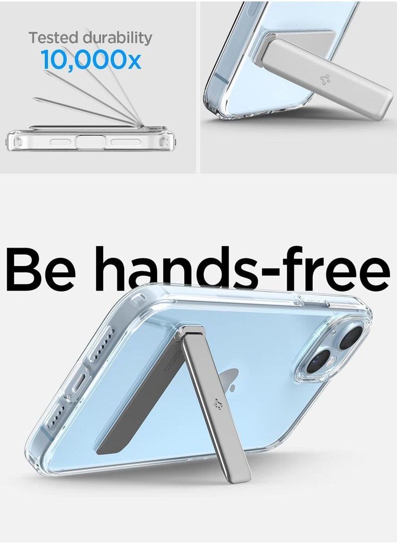 Spigen Ultra Hybrid S iPhone 14 Case Cover with Kickstand - Crystal Clear  - Image 3