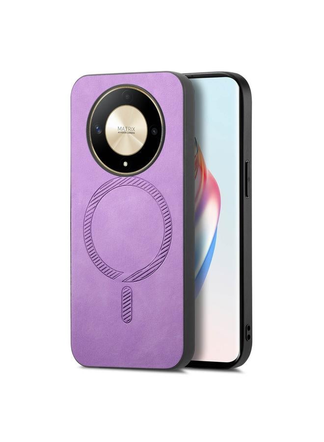 S-TOP Case For Honor Magic6 Pro 5G Retro Magsafe Magnetic PU Back Cover Phone Case - Image 1