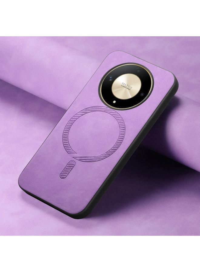 S-TOP Case For Honor Magic6 Pro 5G Retro Magsafe Magnetic PU Back Cover Phone Case - Image 2