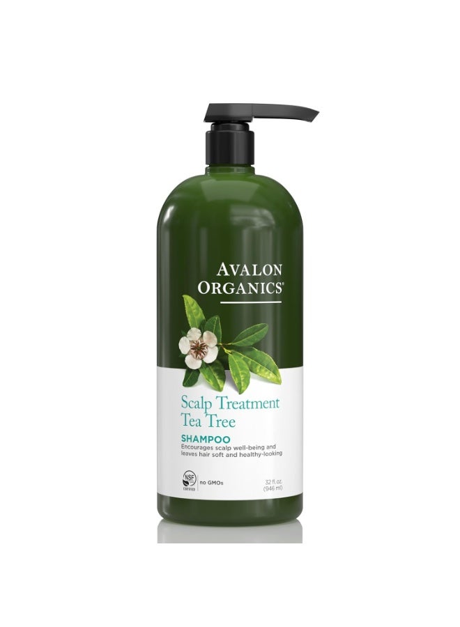 Avalon Organics Scalp Treatment Tea Tree Shampoo - 32 oz - Image 1