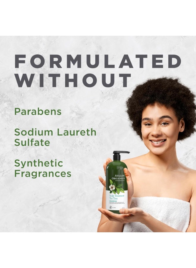 Avalon Organics Scalp Treatment Tea Tree Shampoo - 32 oz - Image 5