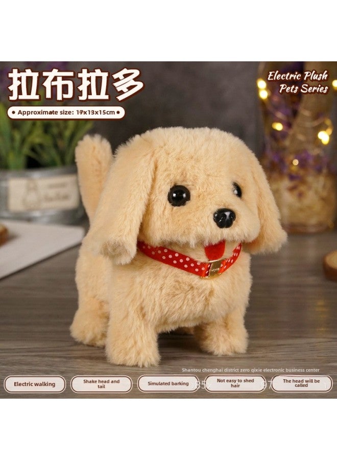 Electronic Pet Toy Dog Cat Interactive Intelligent Robot Pets Smart Puppy Kitten Playmate Automatic Feeder-Color:Labrador-Specifications:Naked  - Image 1
