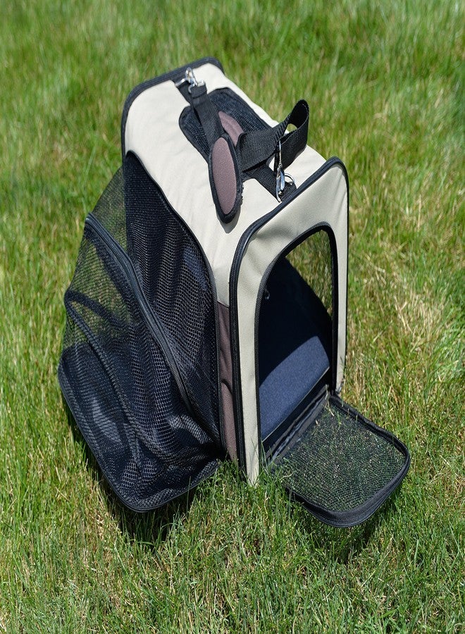 Armarkat PC102R Beige & Chocolate Pet Carrier - Image 4