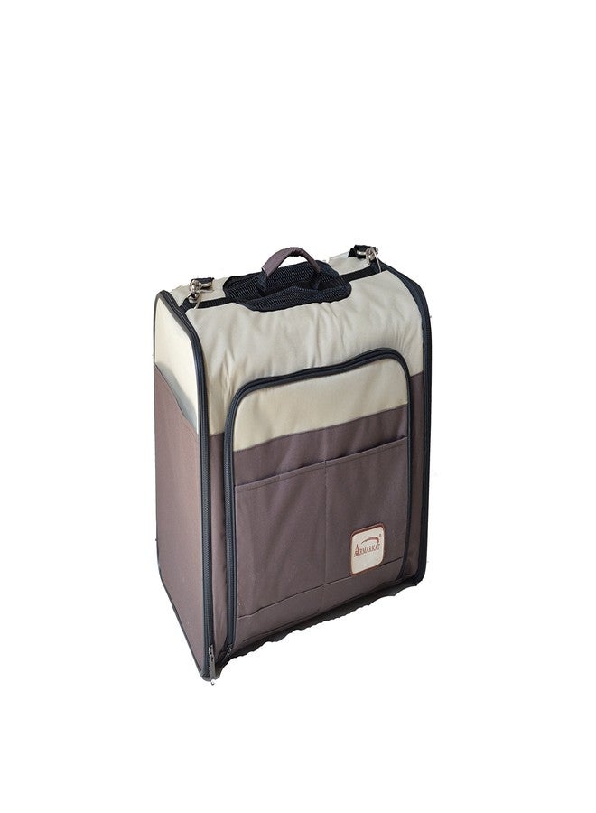 Armarkat PC102R Beige & Chocolate Pet Carrier - Image 1