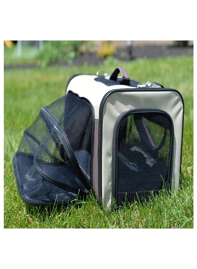 Armarkat PC102R Beige & Chocolate Pet Carrier - Image 2