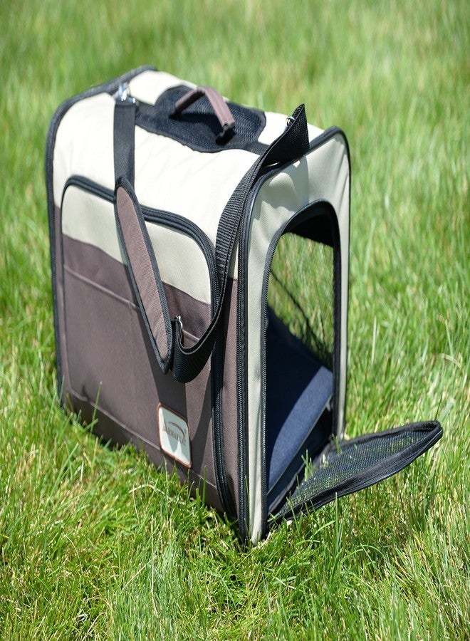 Armarkat PC102R Beige & Chocolate Pet Carrier - Image 5