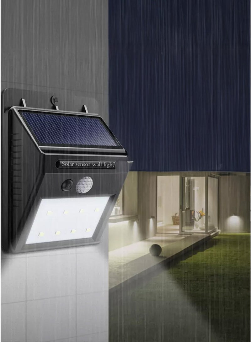 Solar Powered Wall Light with LED & Intelligent Body Motion Sensor – Waterproof Outdoor Lighting for Garden & Street, Equipped with 20 High Brightness Lamp Beads - Image 1