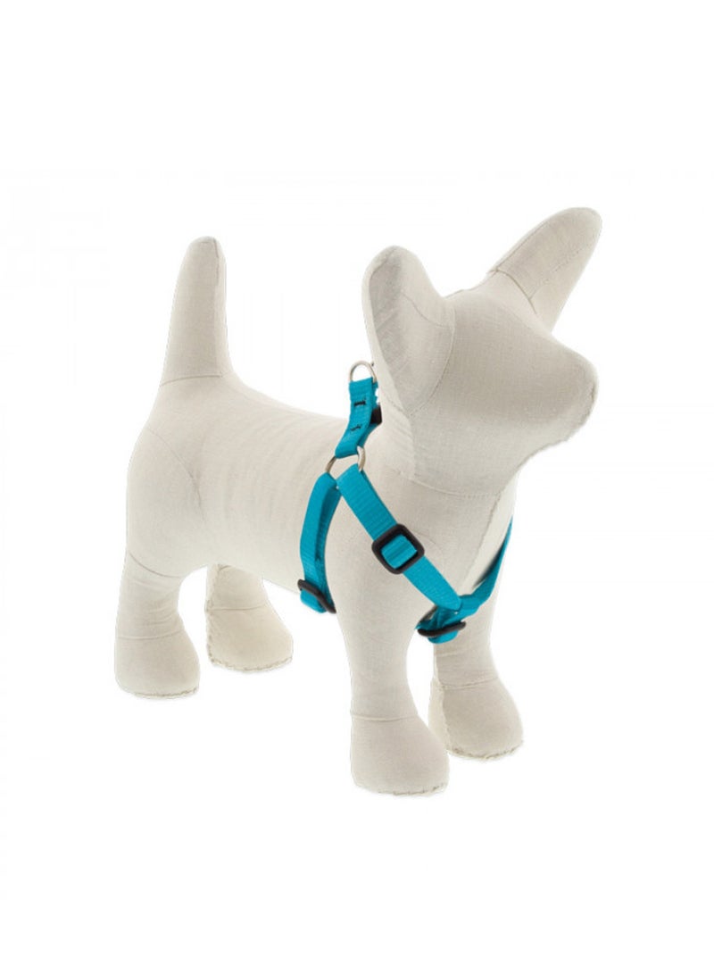 Basic Solids Step In Dog Harness  - Aqua