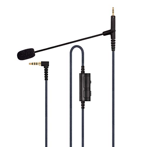 ABLET Cable Boom Microphone - Volume Control for PlayStation PS4 or Xbox One Controller, PC - Boompro Gaming Mic Compatible with Audio Technica ATH-M50x, ATH-M40x, ATH-M70x Headphones 150CM - Image 1