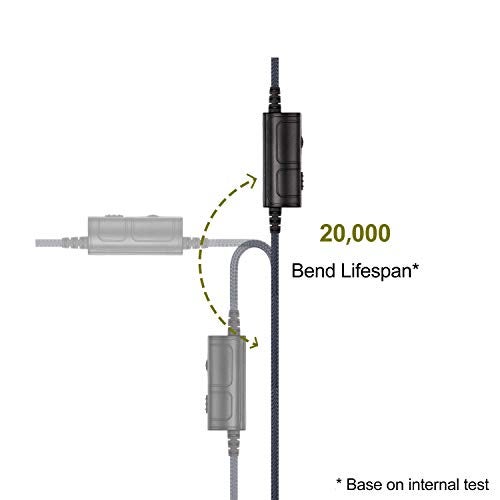 ABLET Cable Boom Microphone - Volume Control for PlayStation PS4 or Xbox One Controller, PC - Boompro Gaming Mic Compatible with Audio Technica ATH-M50x, ATH-M40x, ATH-M70x Headphones 150CM - Image 3