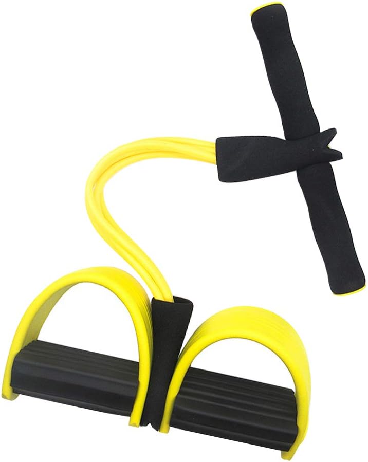 Pahajim 4-Tube Foot Situp Pedal - Multi-Function Resistance Tension Rope for Fitness - Image 1