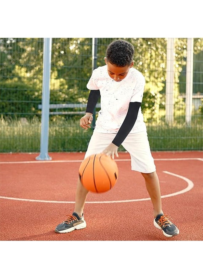 Generic - 2 Pairs Kids Arm Sleeves Youth Arm Sleeves Breathable Elastic Arm Compression Sleeve Outdoor Sport Protection Arm Sleeves for Volleyball Football Baseball Basketball Youth Boys Girls - Image 1