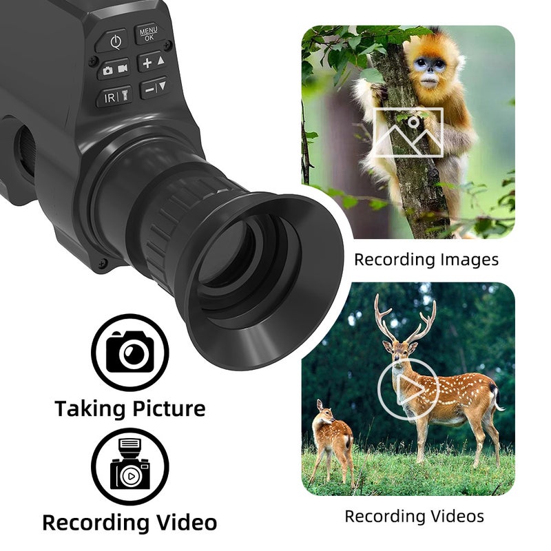 1080P Digital Night Vision Goggles Infrared Night Vision Monocular with  940nm IR Flashlight - Image 2