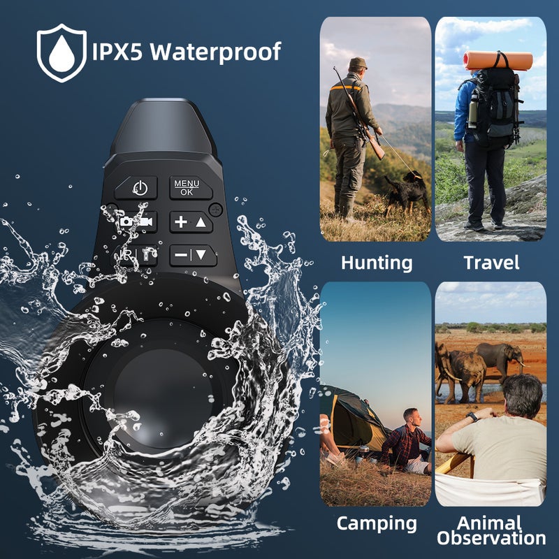 1080P Digital Night Vision Goggles Infrared Night Vision Monocular with  940nm IR Flashlight - Image 4