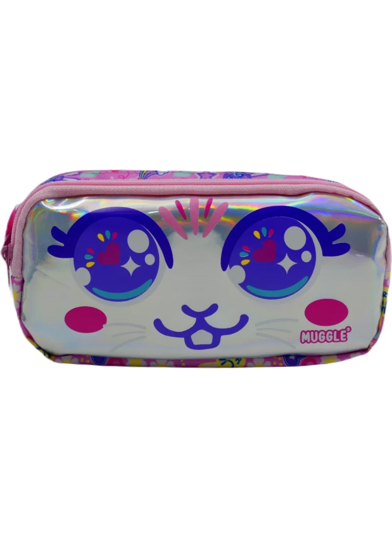 muggle Bunny Pink 2-Eye Pencil Case (MU-7709)