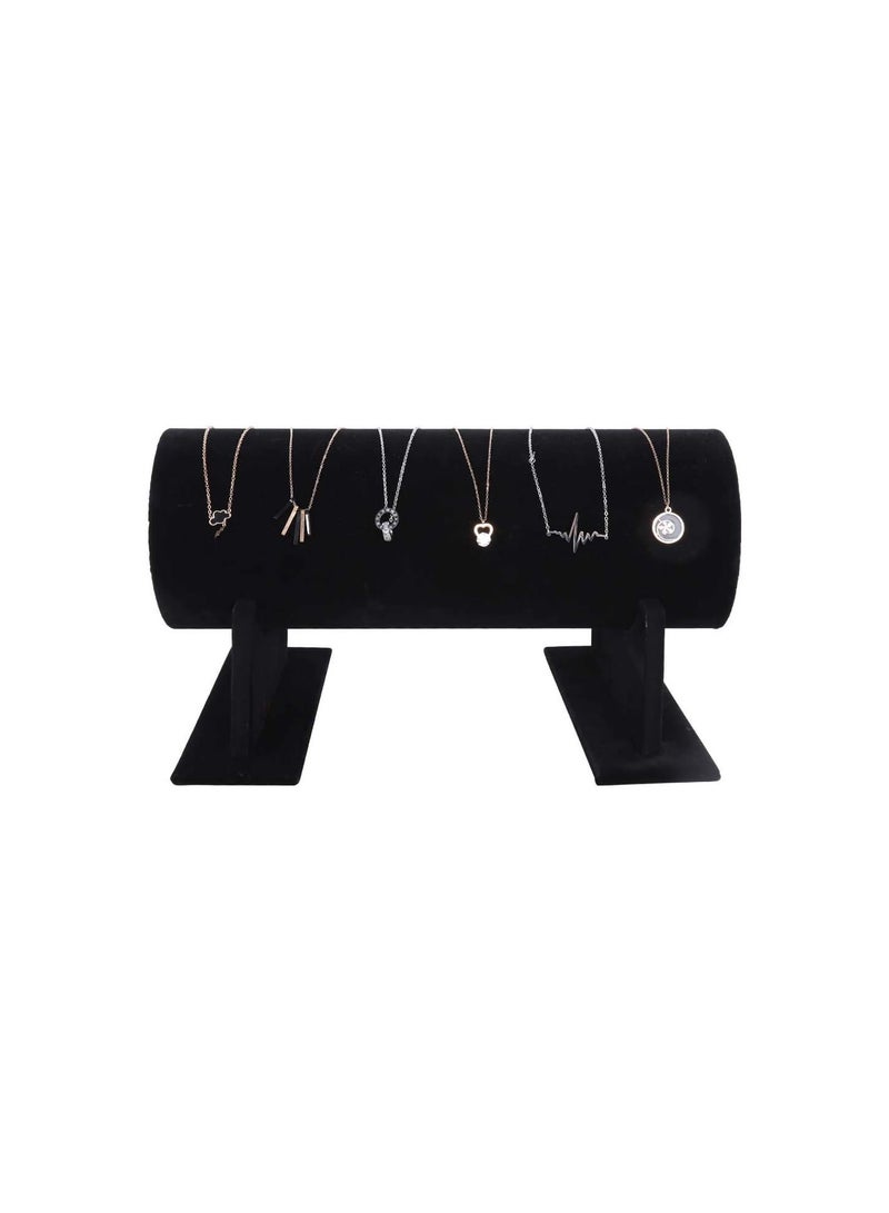 GGOOT Headband Holder, Black Velvet Jewelry Bracelet Display Stand for Jewelry Store, 11.8 x 5.9 x 6.5 in - Image 5