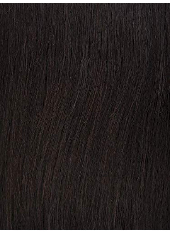 milkyway - Milky Way 100% Human Hair Ponytail Indian Deep Pony 8 (Wet & Wavy) 2 Dark Brown - Image 1