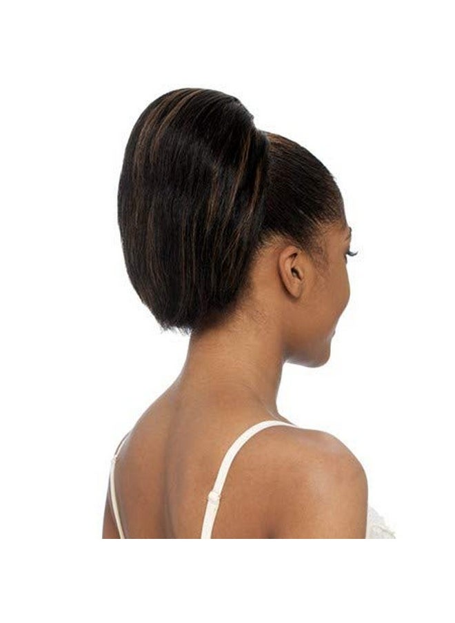 milkyway - Milky Way 100% Human Hair Ponytail Indian Deep Pony 8 (Wet & Wavy) 2 Dark Brown - Image 1
