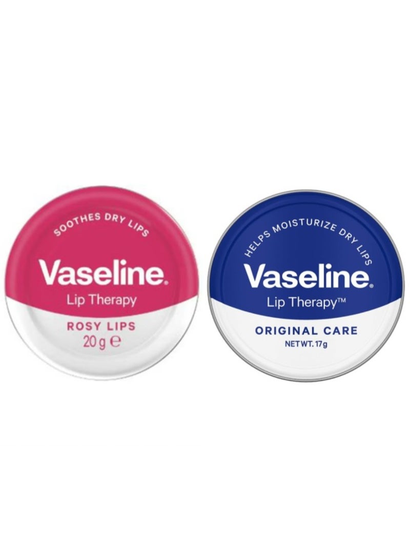 Vaseline Lip Therapy Rosy Lip Balm 20g + Vaseline Intensive Care Moisturizing Gel for Dry Skin 20g - Image 5