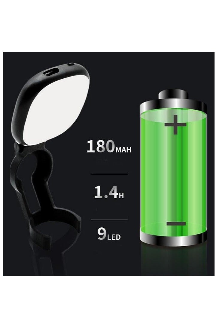 اكسيسن لمصباح الجيب الصغير DJI Pocket 3 الصغير، مصباح إضاءة فيديو مساعد لتصوير الفيديو 180 مللي أمبير قابل لإعادة الشحن لمصباح الجيب الصغير المساعد DJI OSMO 3، مع شحن من النوع c (عادي) - Image 4