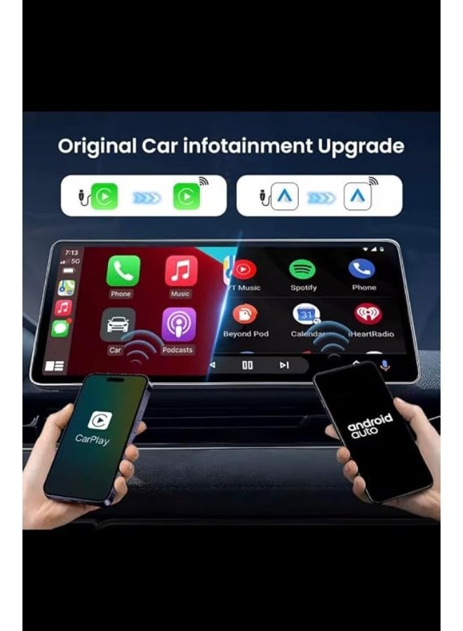 كار لينكيت محول كاربلاي لاسلكي اس إي ميني برو - دونجل USB نوع سي للتوصيل والتشغيل لآيفون، اتصال تلقائي سريع، وحدة كاربلاي لاسلكية مدمجة للسيارات بنظام كاربلاي السلكية من الأساس من كار لينك كيت - Image 2