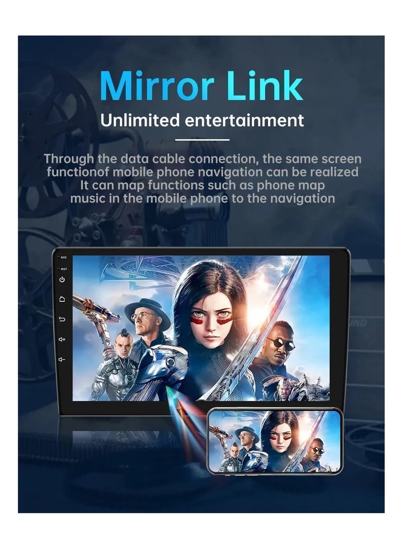 ستيريو سيارة أندرويد لسيارة تويوتا أليون بريميو 2001 2002 2003 2004 2005 2006 2007 1 جيجابايت رام 32 جيجابايت روم 9 بوصة ميرورلينك واي فاي BT، شاشة لمس IPS مع كاميرا AHD متضمنة - Image 4