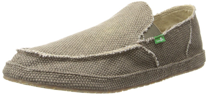 Sanuk Mens Rounder Loafer | Mens Shoes | Slip On Shoes for Men | Men's Slip-on Loafers | Comfort Footbed, Brown, 12 - Image 1