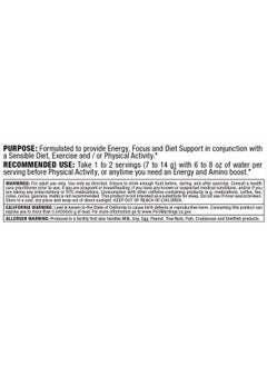 AllMax Nutrition AMINOCUTS (ACUTS), Amino-Charged Energy Drink with Taurine, L-Carnitine, Green Coffee Bean Extract, Grape Escape, 30 Servings  - Image 4