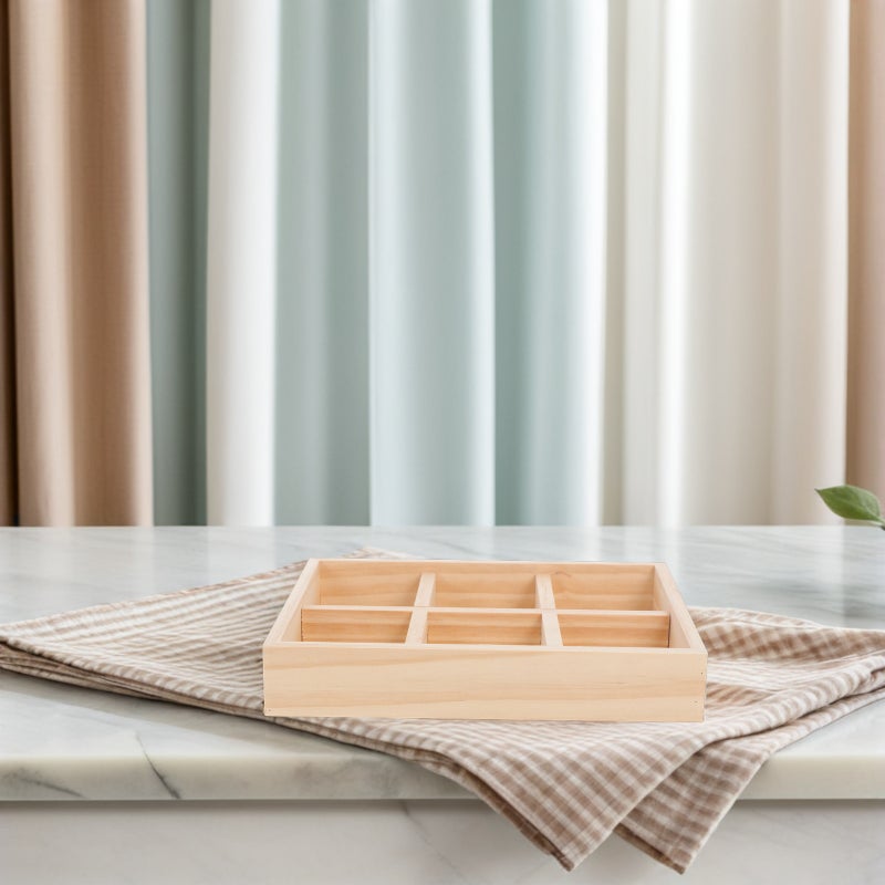 2pcs Rustic Wood Tray For Jewelry Appetizers Small Serving Trays Multi-Purpose Platter For Snacks Vegetables Dips Parties And Daily Use - Image 3
