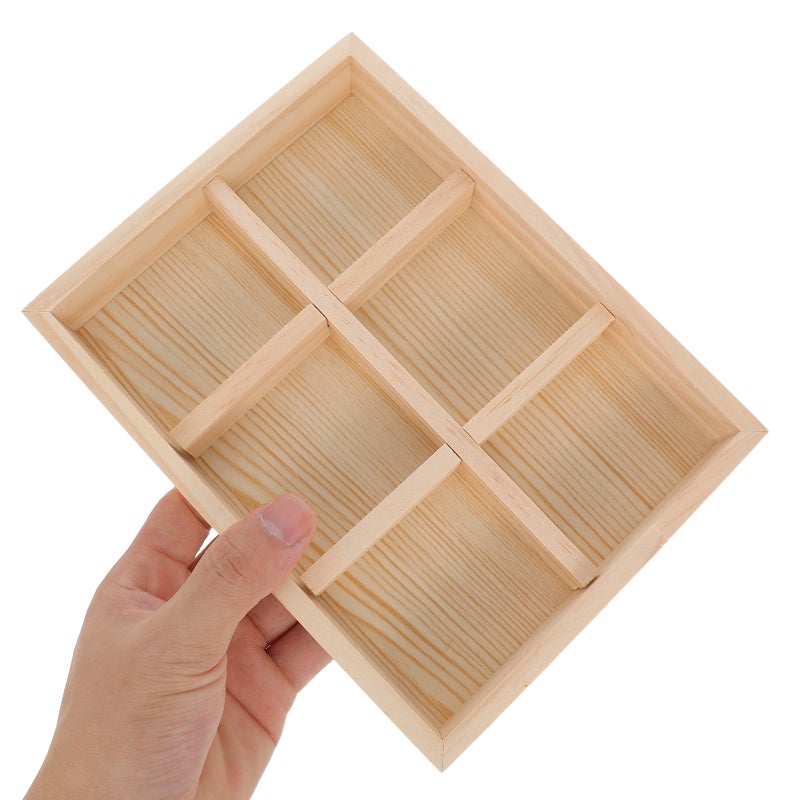 2pcs Rustic Wood Tray For Jewelry Appetizers Small Serving Trays Multi-Purpose Platter For Snacks Vegetables Dips Parties And Daily Use - Image 5