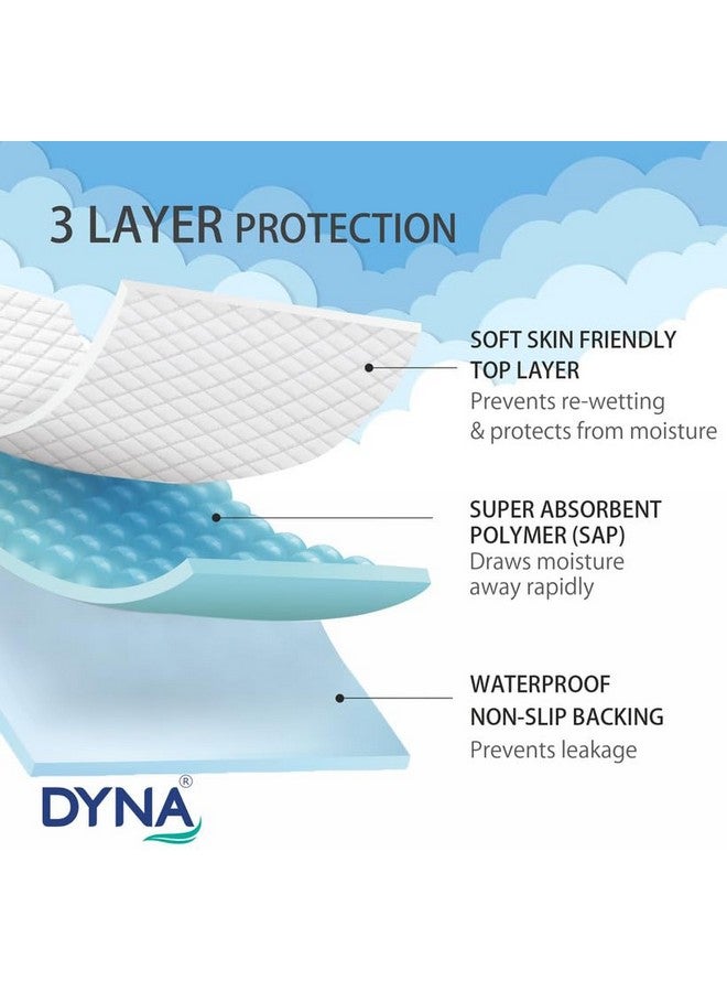 داينا فوط صحية داينا للاستخدام مرة واحدة عبوة واحدة (10 قطع) مقاس 60 × 90… - Image 4