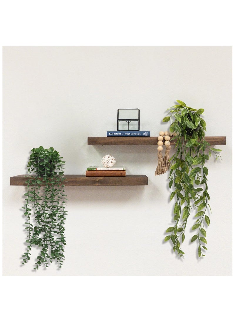 Generic 3 Pcs Artificial Hanging Plants-Eucalyptus Mandala Snow Pea Vine in Pot Plants for Office Farmhouse, Fake Foliage Pendant Plant, Indoor Outdoor Wedding Home Decoration  - Image 5