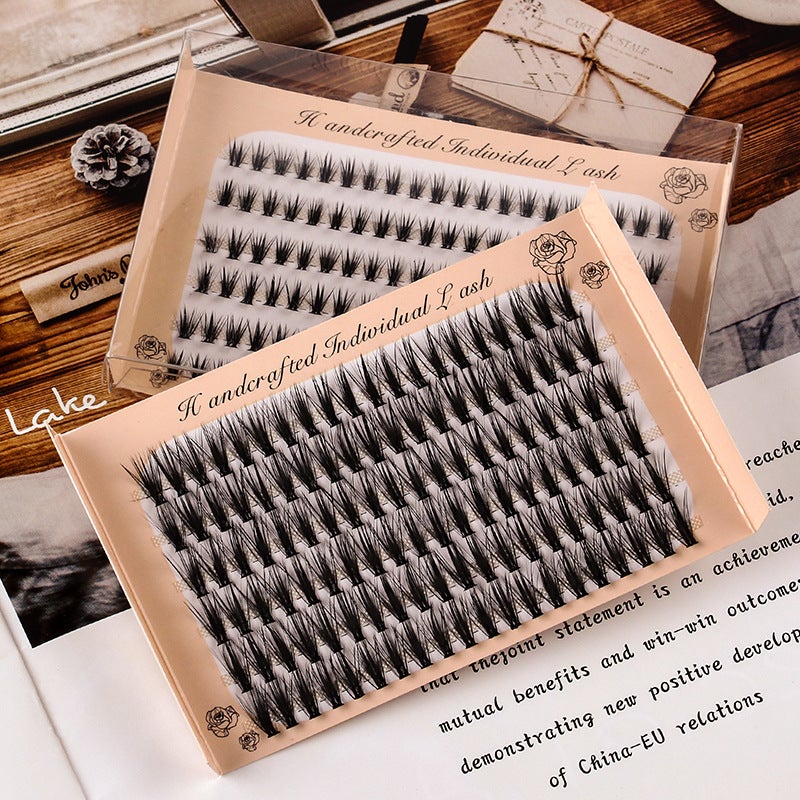 SHIDISHANGPIN European and American Style Mixed Length False Eyelashes for Natural Dense Look - Image 2