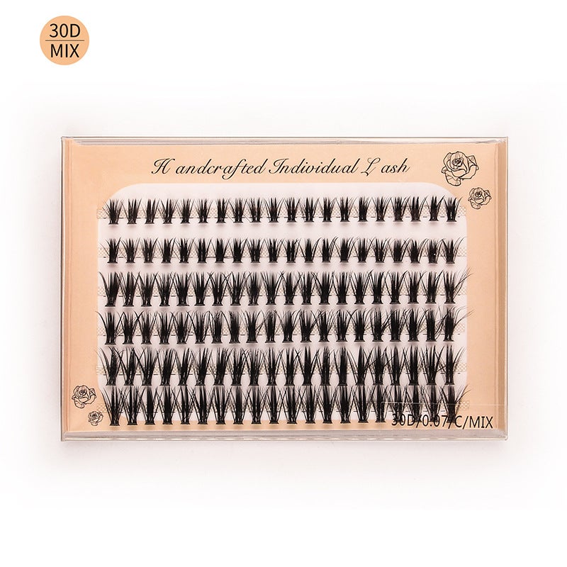 SHIDISHANGPIN European and American Style Mixed Length False Eyelashes for Natural Dense Look - Image 5