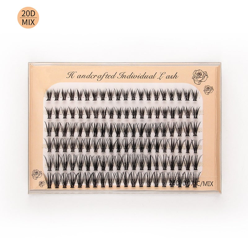 SHIDISHANGPIN European and American Style Mixed Length False Eyelashes for Natural Dense Look - Image 4