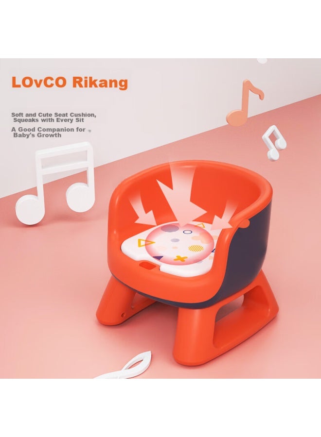 Rikang Baby High Chair, Booster Seat, Infant Learning Chair, Multifunctional Children's Dining Chair, Rk-x2009 Orange - Image 2