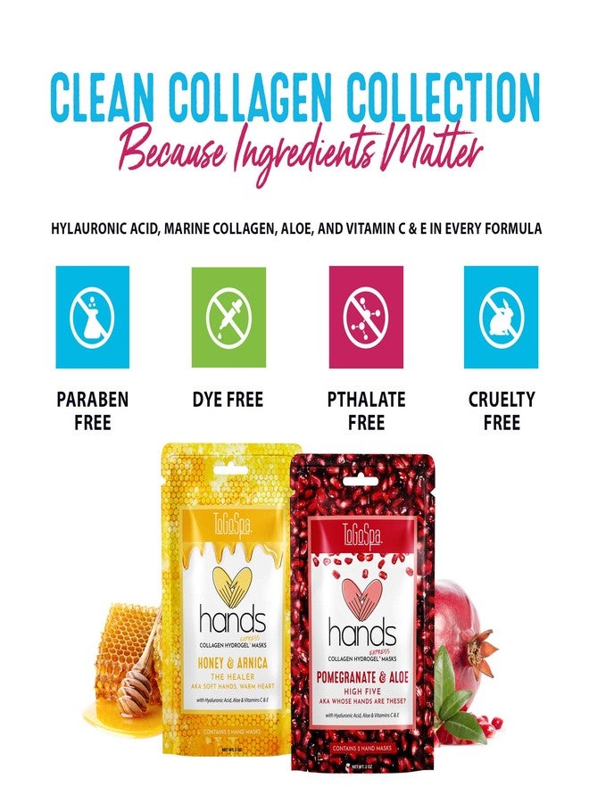 ToGoSpa, HANDS, Honey And Arnica Hand Mask Moisturizing Gloves, Moisturizer For Dry Cracked Hands, Overnight Gloves For Men And Women, Smooth Texture And Appearance, Pack Of 2 - Image 3