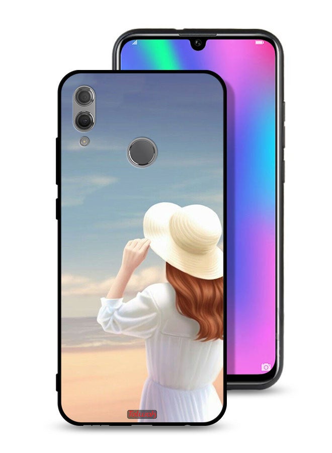 Tolwak Honor 10 Lite Protective Case Cover Hat Girl Standing - Image 1