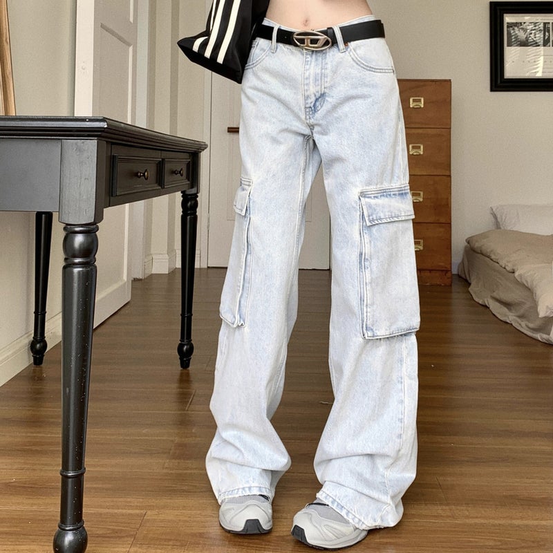 Unisex Casual Daily Denim Jeans - Image 2