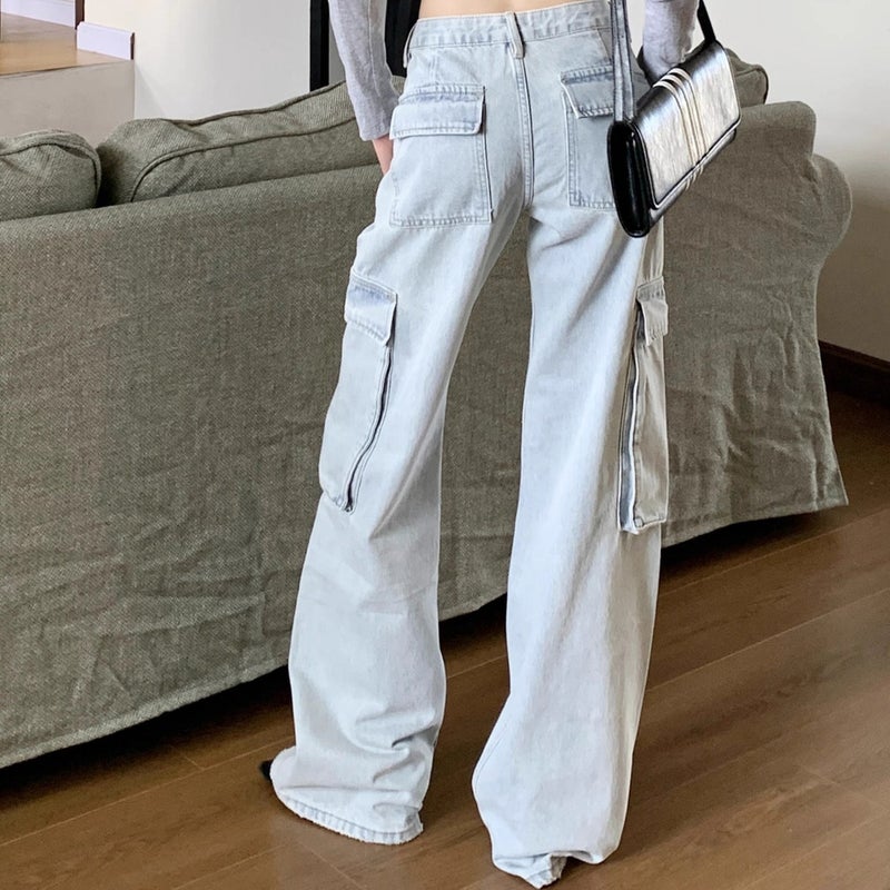 Unisex Casual Daily Denim Jeans - Image 5